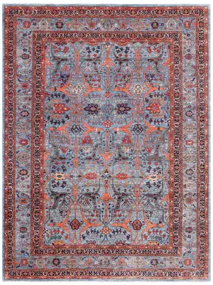 Afghan Faryab Bijar Blue - 8' 10'' x 11' 8''