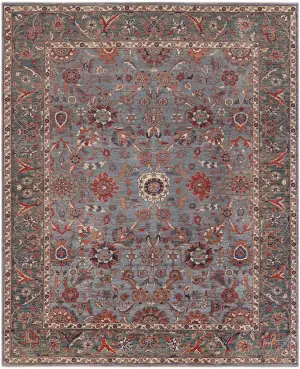 Afghan Faryab Sultanabad Grey - 8' 9'' x 12'