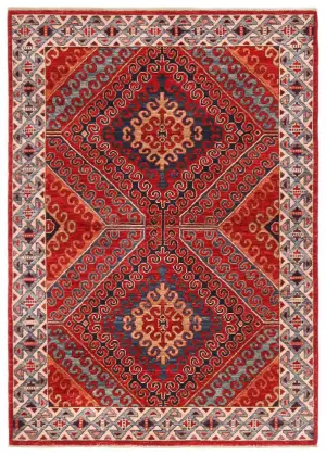 Afghan Fine Aryana Caucasian Red - 3' 3'' x 4' 11''