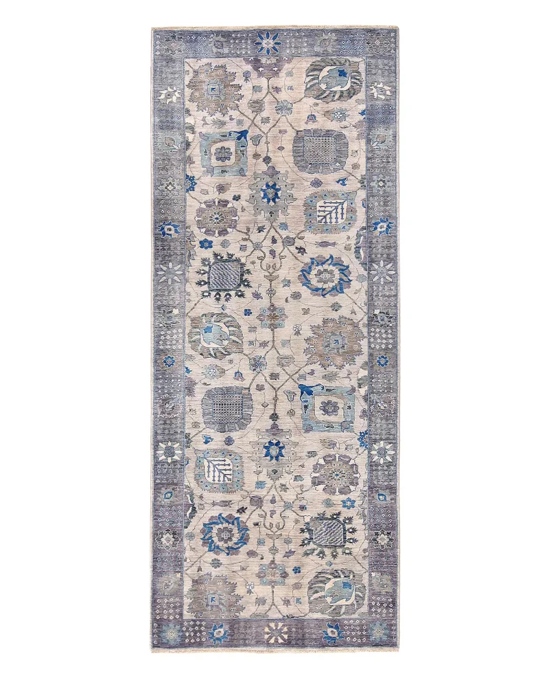 Afghan Fine Aryana Caucasian Grey  -  4' 6'' x  11' 9''