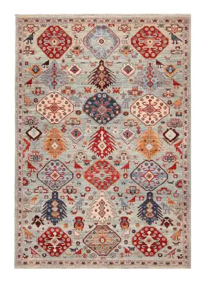 Afghan Fine Aryana Caucasian Aqua - 5' 2'' x 7' 4''