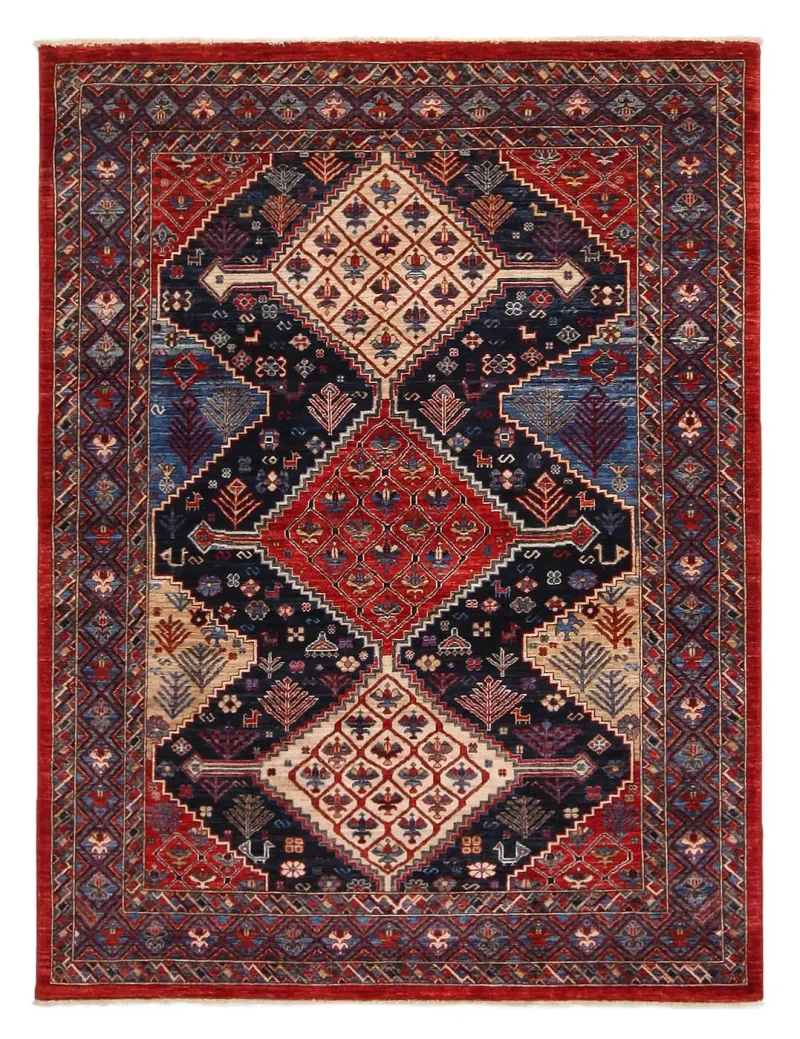 Afghan Fine Aryana Caucasian Multi  -  5' 1'' x  6' 9''