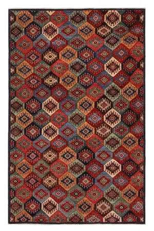 Afghan Fine Aryana Caucasian Multi - 5' x 7' 11''