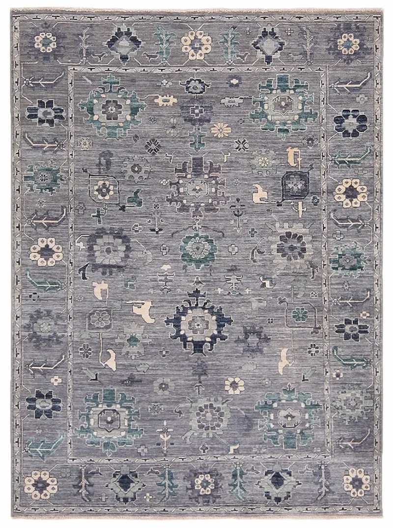 Afghan Fine Aryana Heriz Grey  -  4' 10'' x  6' 6''