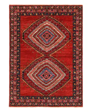 Afghan Fine Aryana Kazak Red - 4' 4'' x 6'