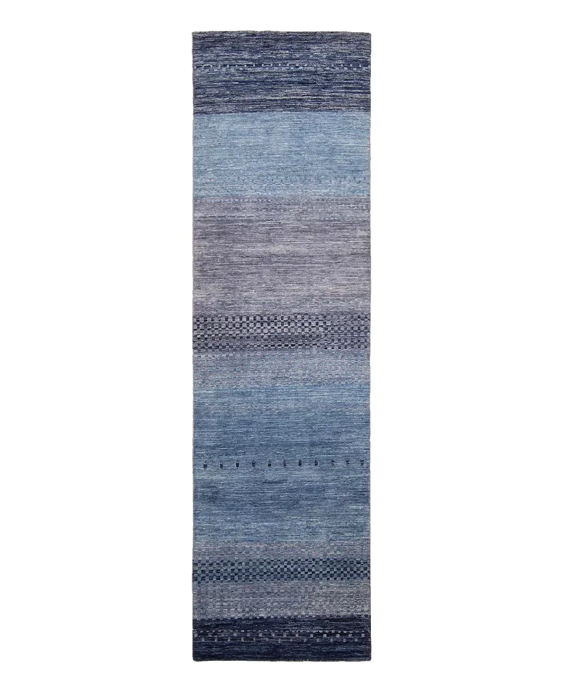 Afghan Gabbeh Gabbeh Blue  -  2' 9'' x  9' 8''