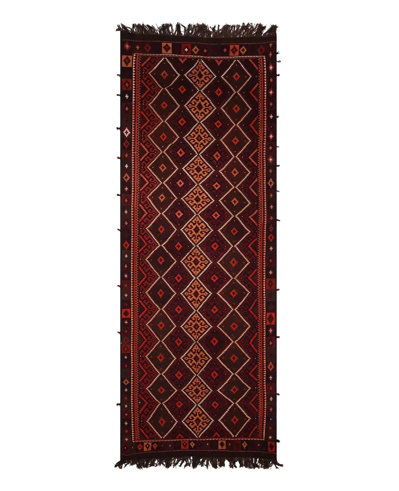Afghan Kilim Kilim Red  -  5' 4'' x  15' 5''