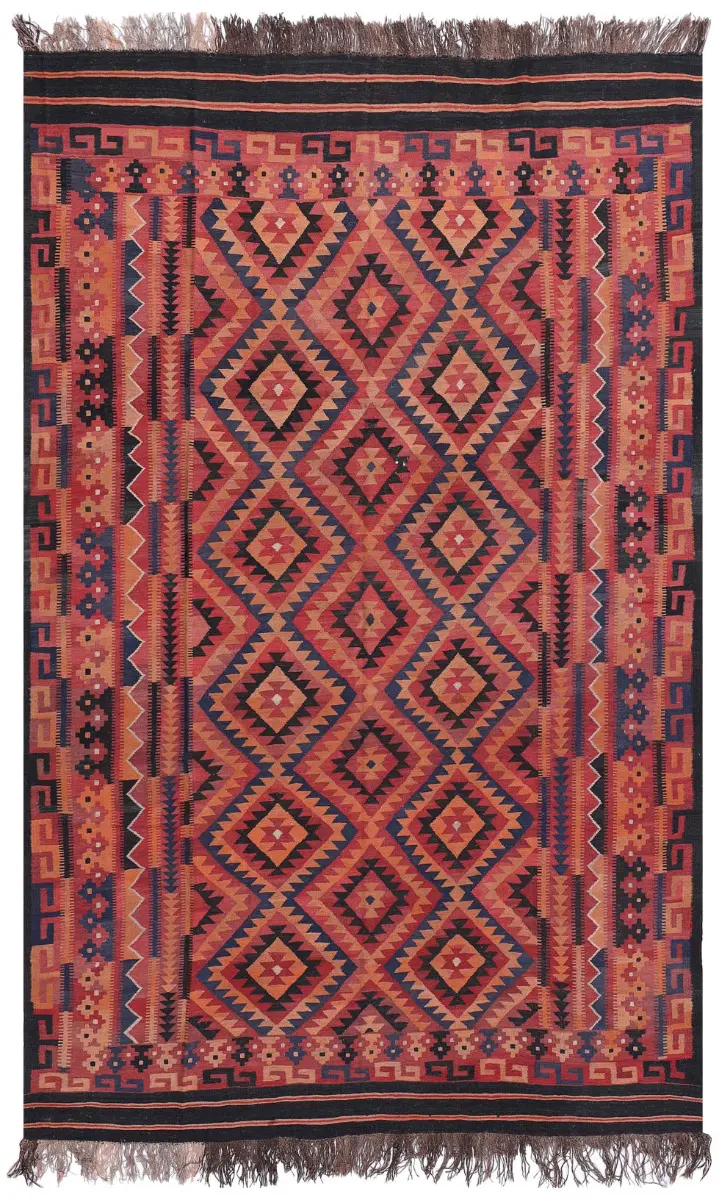 Afghan Kilim Kilim Red  -  7' 7'' x  12' 2''