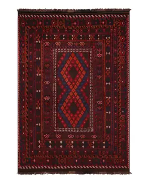 Afghan Kilim Kilim Red - 6' 8'' x 10' 5''