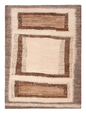 Afghan Luri Gabbeh Tan - 4' 10'' x 6' 9''