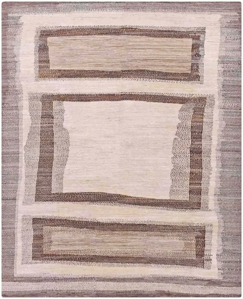 Afghan Luri Gabbeh Tan  -  8' 1'' x  9' 7''
