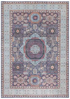 Afghan Mamluk Mamluk Blue - 10' 2'' x 14' 1''