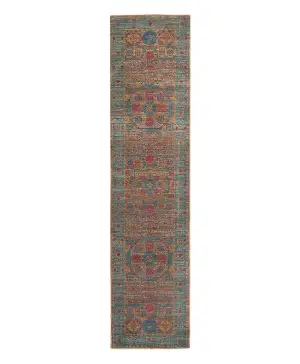 Afghan Mamluk Mamluk Brown - 2' 8'' x 11' 4''