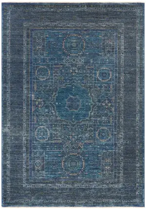 Afghan Mamluk Mamluk Blue - 4' 1'' x 5' 9''