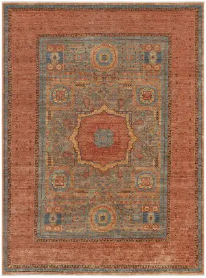 Afghan Mamluk Mamluk Brown - 4' 10'' x 6' 8''
