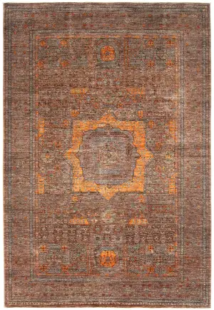 Afghan Mamluk Mamluk Brown - 6' 2'' x 9' 2''