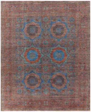 Afghan Mamluk Mamluk Brown - 8' x 9' 9''