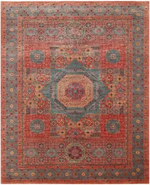 Afghan Mamluk Mamluk Rust - 9' x 12' 3''