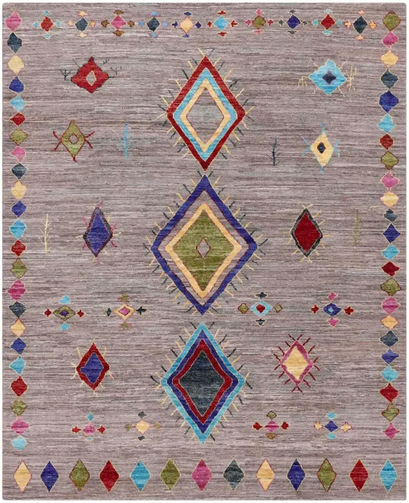 Afghan Maroc Tribal Brown  -  8' 4'' x  10' 1''