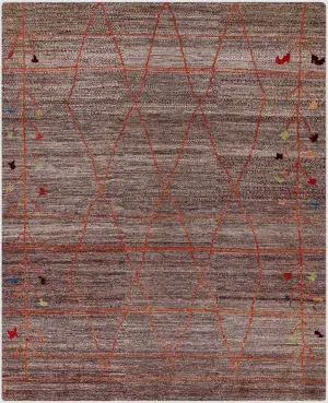 Afghan Maroc Tribal Brown - 8' 3'' x 10' 11''