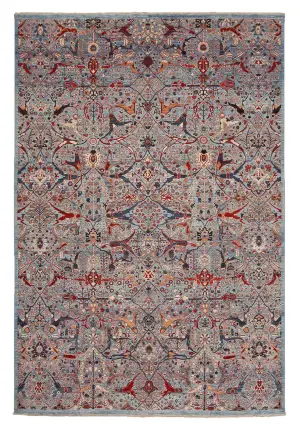 Pakistani-One of a Kind Bijar Blue - 8' 1'' x 11'