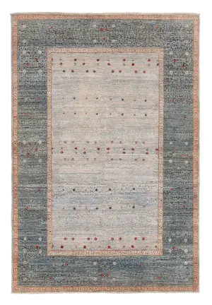 Afghan Nooristan Kohinoor Light Blue - 6' x 8' 10''