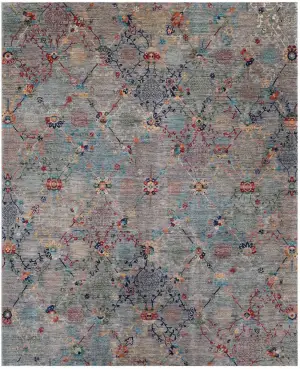 Afghan Nooristan Transitional Grey/Multi - 8' 1'' x 10' 1''
