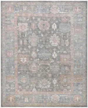 Afghan Oushak Oushak Blue - 8' 2'' x 10'