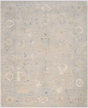 Afghan Oushak Oushak Cream - 9' 2'' x 11' 9''