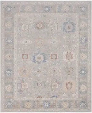 Afghan Oushak Oushak Grey - 8' 10'' x 11' 7''