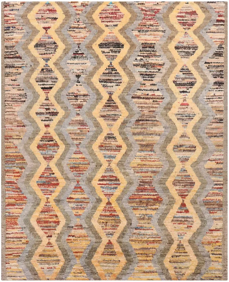 Afghan Wool Transitional Multi  -  7' 8'' x  10' 8''