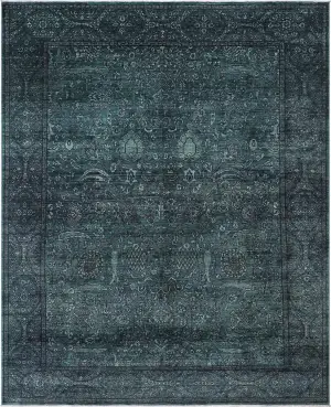Afghan Nooristan Transitional Teal - 8' 1'' x 10' 6''