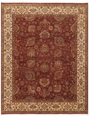 Agastya Mahal Dark Red - 8' x 10' 2''