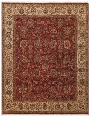 Agastya Mahal Dark Red - 7' 11'' x 9' 11''