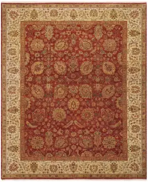 Agastya Mahal Dark Red - 8' 11'' x 12' 3''