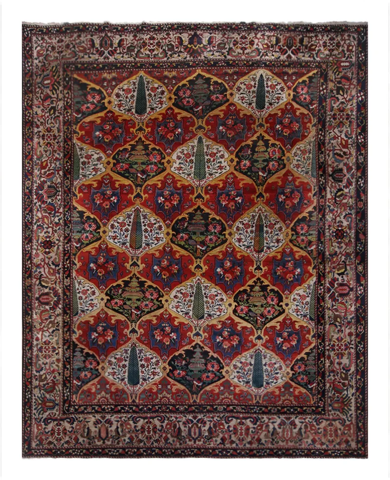 Antique Persian Bakhtiari Multi  -  11'  x  13' 5''