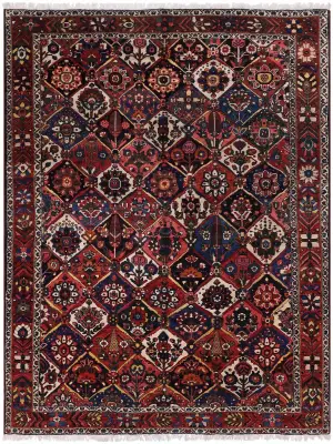 Antique Persian Bakhtiari Multi - 8' 9'' x 11' 3''