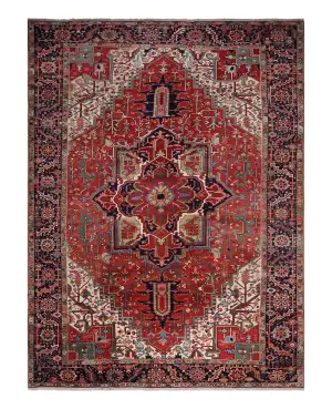 Antique Persian Heriz Navy - 9' 2'' x 13' 5''