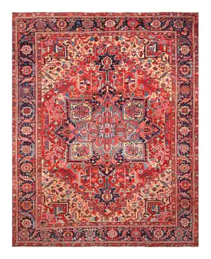 Antique Persian Heriz Red - 9' 4'' x 11' 8''