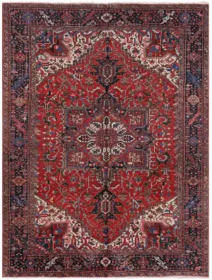 Antique Persian Heriz Red/Navy - 8' 9'' x 11' 8''