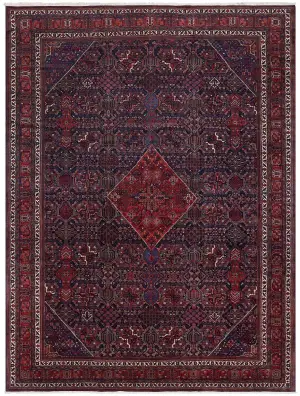 Antique Persian Josheghan Navy/Red - 11' 8'' x 16' 1''