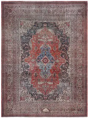 Antique Persian Lavar Kerman Rust/Beige - 8' 2'' x 11' 5''