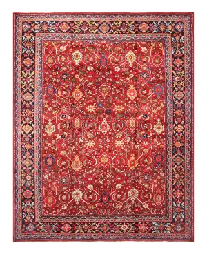 Antique Persian Mahal Navy - 10' 2'' x 12' 1''
