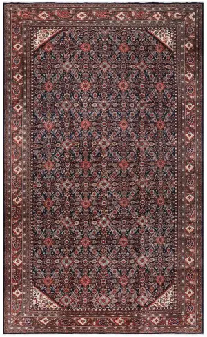 Antique Persian Mahal Navy/Rust - 10' 6'' x 17' 1''