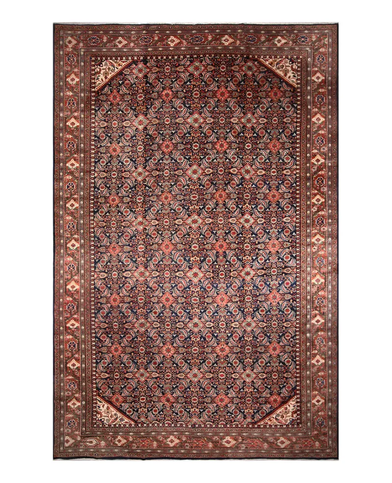 Antique Persian Mahal Rust  -  10' 6'' x  17' 1''