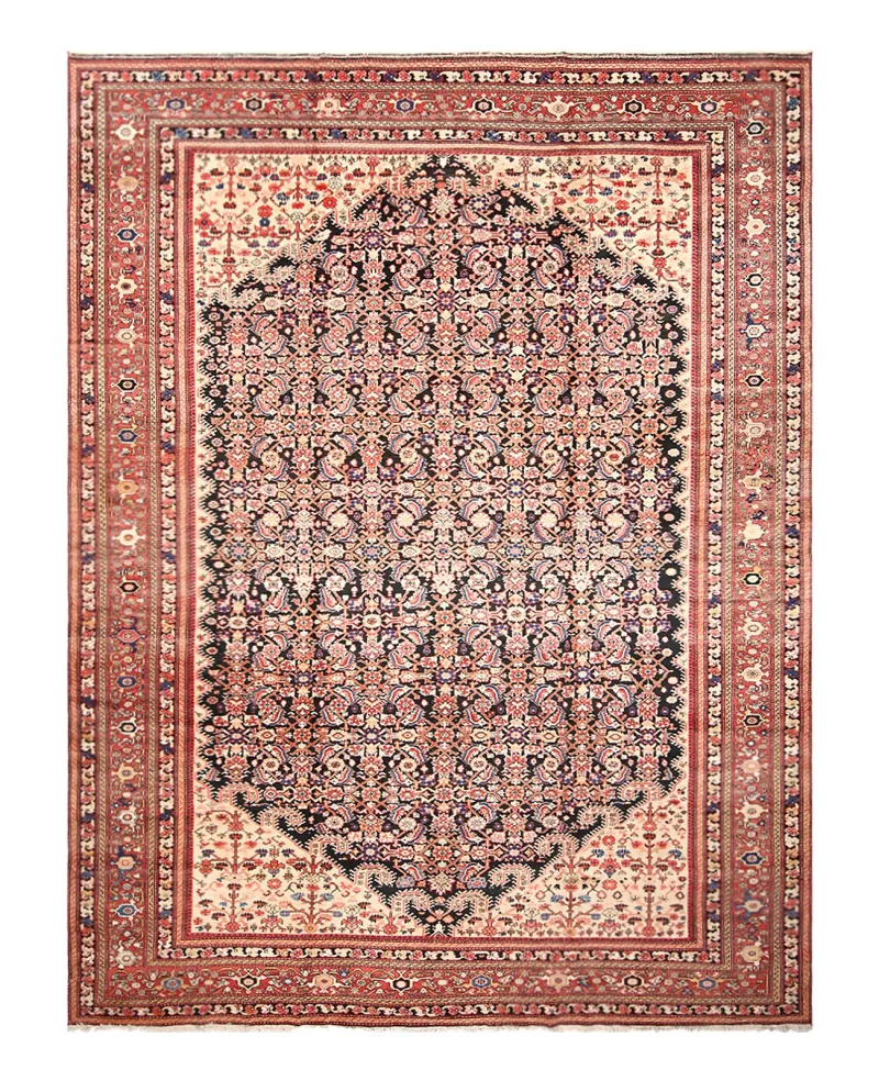 Antique Persian Malayer Gold  -  9' 5'' x  13' 4''