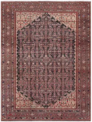 Antique Persian Malayer Navy/Gold - 9' 5'' x 13' 4''
