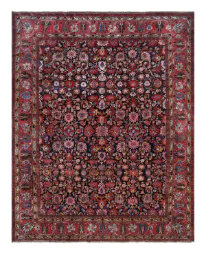 Antique Persian Mehraban Rust - 11' 9'' x 13' 3''