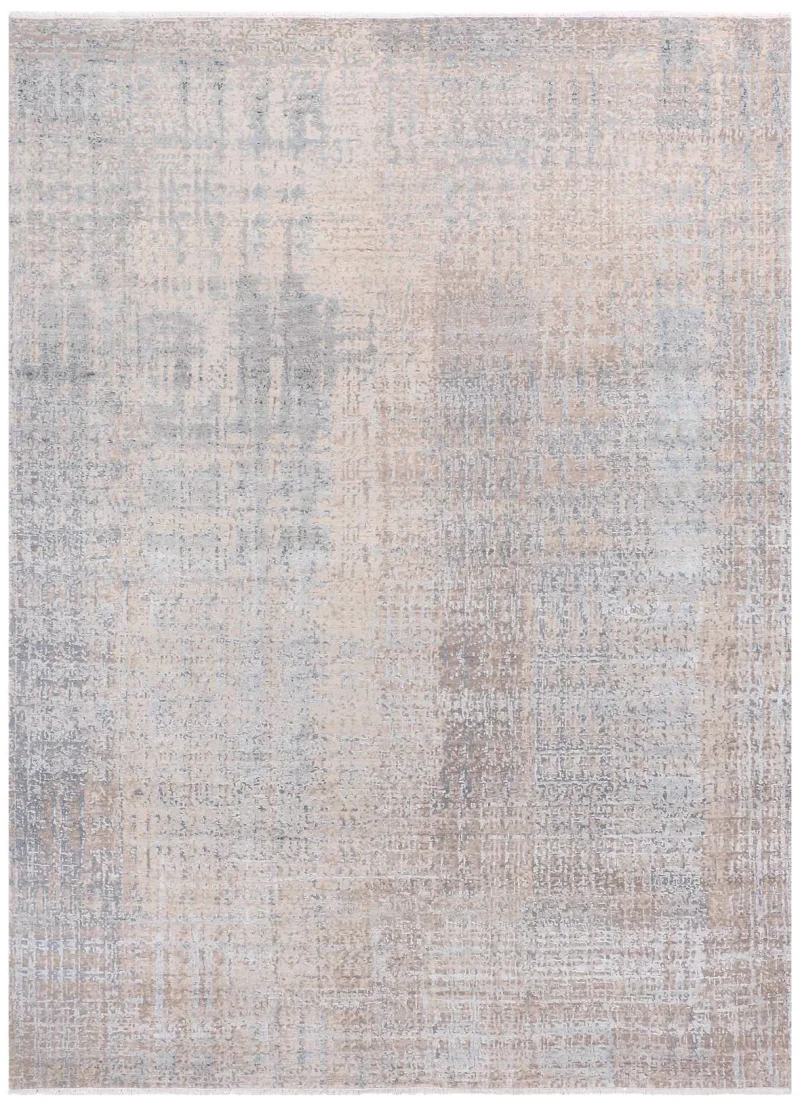 Ariana ARA-03 Ivory/Blue  -  9'  x  12' 