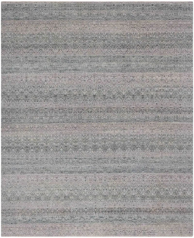 Atreyi ATRY-01 Light Grey/Blue-Grey/Silver  -  8'  x  10' 
